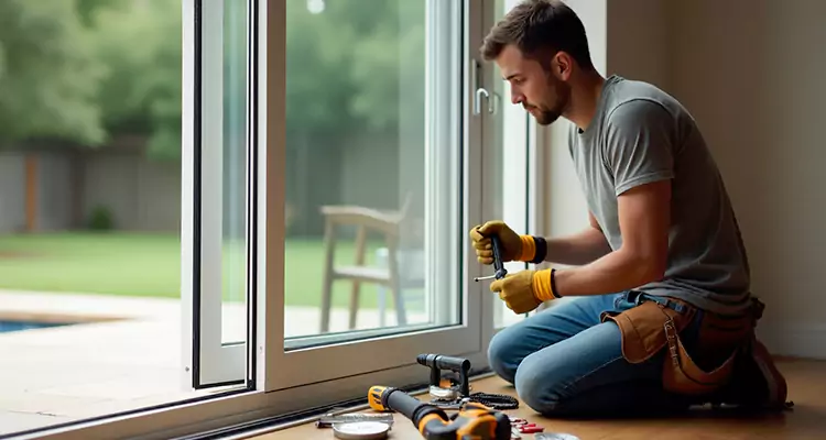 Squeaky Sliding Patio Doors in Three Lakes, FL