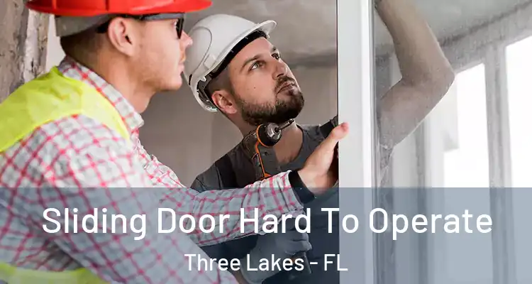 Sliding Door Hard To Operate Three Lakes - FL