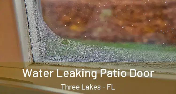Water Leaking Patio Door Three Lakes - FL